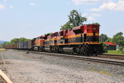 kansascitysouthern kcs railway shrevportsubdivision heavener oklahoma emd sd70ace 4157 4030 coal train