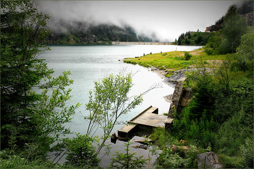 claudelina france alpes savoie lacbarrage lac barrage paysage landscape arêchesbeaufort lacdesaintguérin