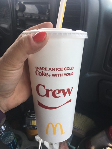McDonalds knew to give me the Crew cup. They have a different saying on each cup!