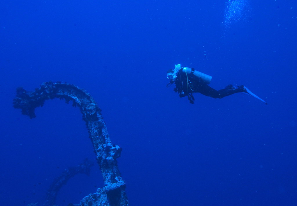 Aida II wreck at Big Brother Island, Red Sea, Egypt #SCUBA