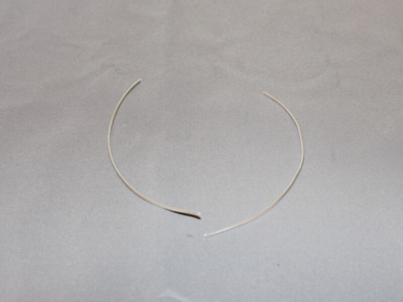 How to make curved bar earrings