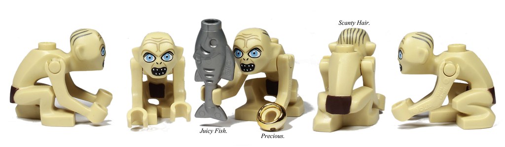 lego lord of the rings taming gollum wizard blocks