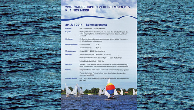 WVE-Sommer-Regatta am 29. Juli 2017