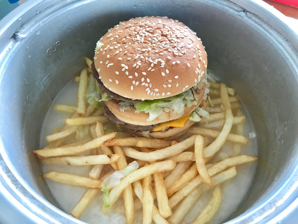 Big Mac & French Fries in Rice Cooker