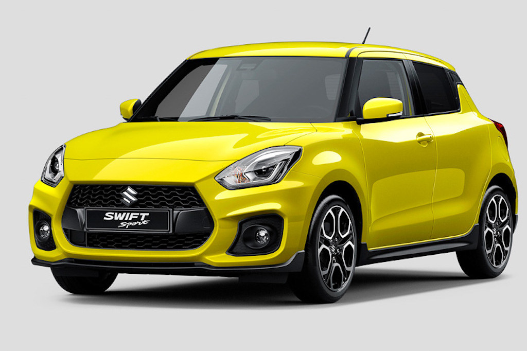 2018-Suzuki-Swift-Sport-front-three-quarters