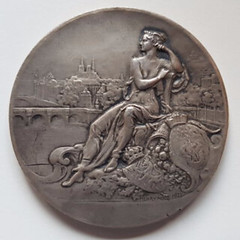 1922 Banque De Paris Medal obverse
