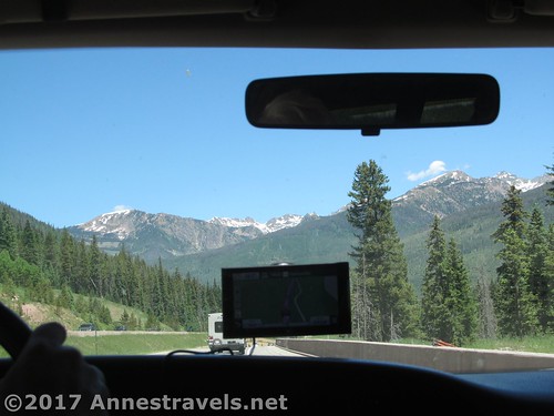 Driving The Pass across the Rockies on I-70, Colorado