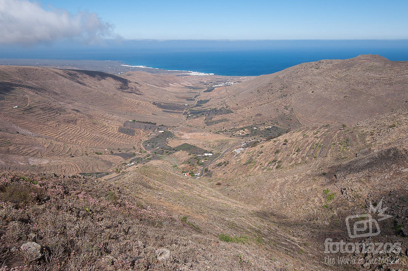 Miradores en Valle de Malpaso Haría, norte de Lanzarote