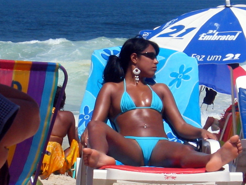 Beautiful Brazilian beach babes