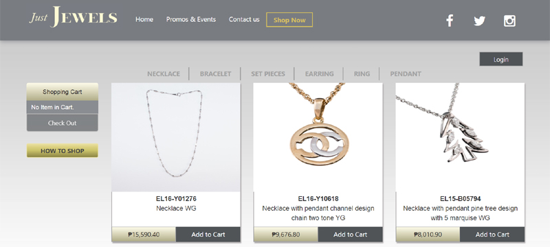 Just Jewels Online Store