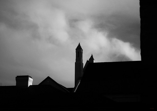 towers architecture church silhouette sky blackwhite bw bn landscape building frewdericksburg virginia monochrome pentax km digital pentaxaf470210mmzoomlens pentaxart