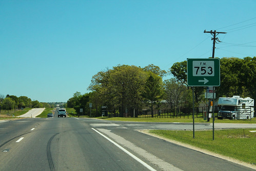 tx31 31 fm753 753 road sign texas diff722