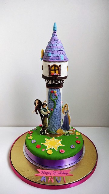 Tangled Themed Cake by Akila Ashwin of Oven Flavors