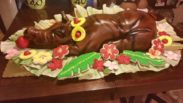 Roasted Pig Cake by Cindy Dister