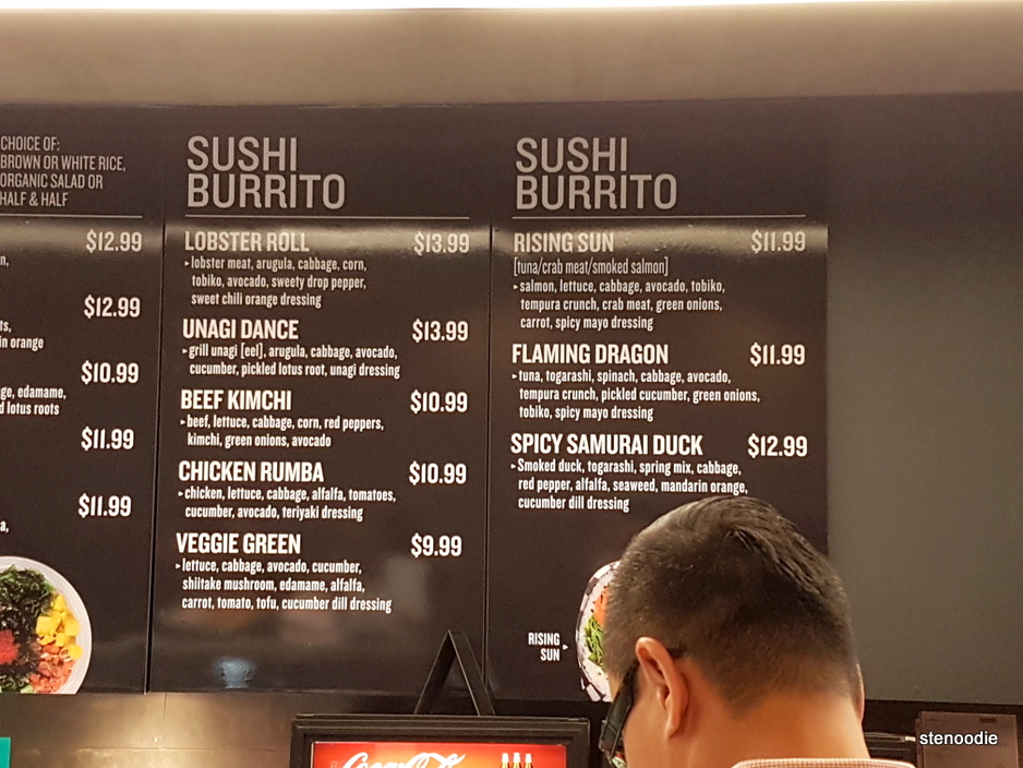 Mi'hito Sushi Laboratory menu and prices