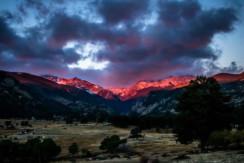 sunrise mountain rockymountainnationalpark estespark colorado unitedstates us
