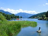 lago con giro in bici