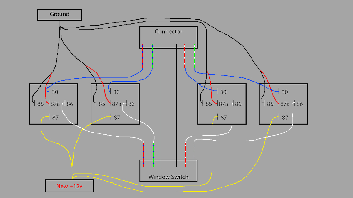 Rx7 Power Window Wiring Diagram