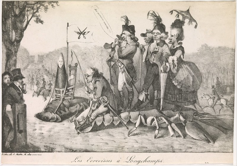 Eugene Delacroix - The Crayfish at Longchamps, 1822