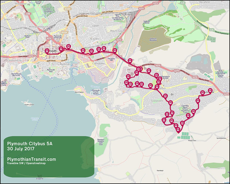 Plymouth Citybus route-5