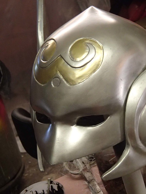 Assembled Thor Helmet Closeup