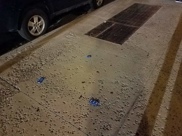 Raining Condoms on 13th Street and Avenue B