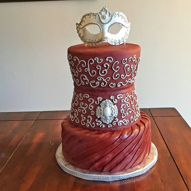 Quinceañera Cake by DeviLicious Cakes and Confections
