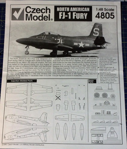 North American FJ-1 Fury, Czech Models, 1/48 36144007766_6c95c773a3