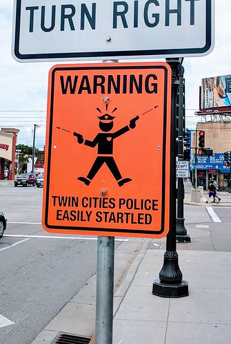 twin cities police easily startled