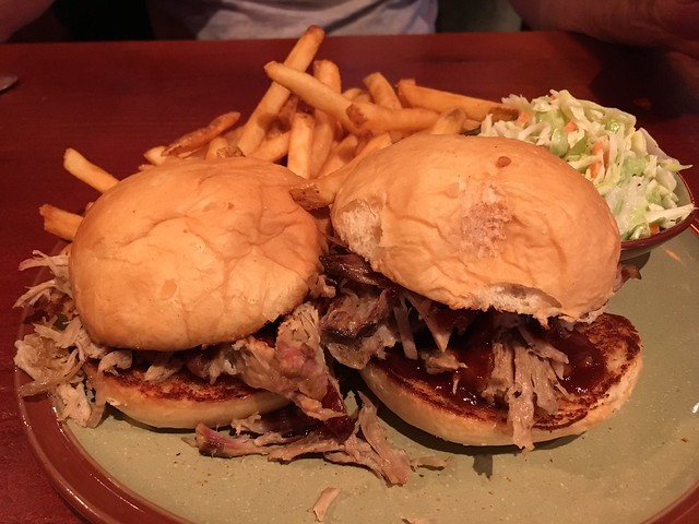 Pulled pork sandwiches - Babe's Bar-B-Que & Brewhouse