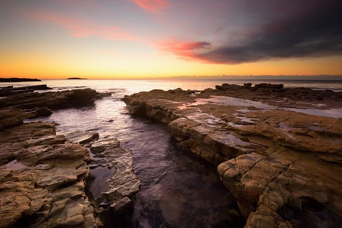 swanseaheads newsouthwales australia nikond750 nikon1635mmf4 seascape chalkybeach sunrise rockformations