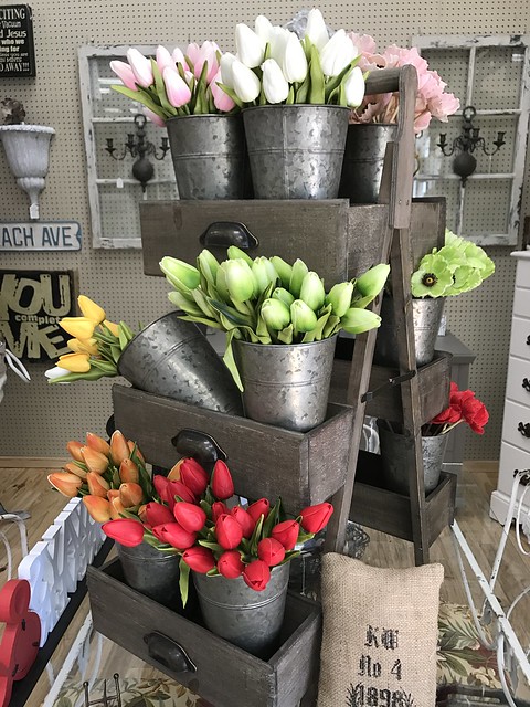 tulips,  Country store
