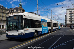 TPG Trolleybus Hess&Kiepe Lightram 782 - Photo of Neydens