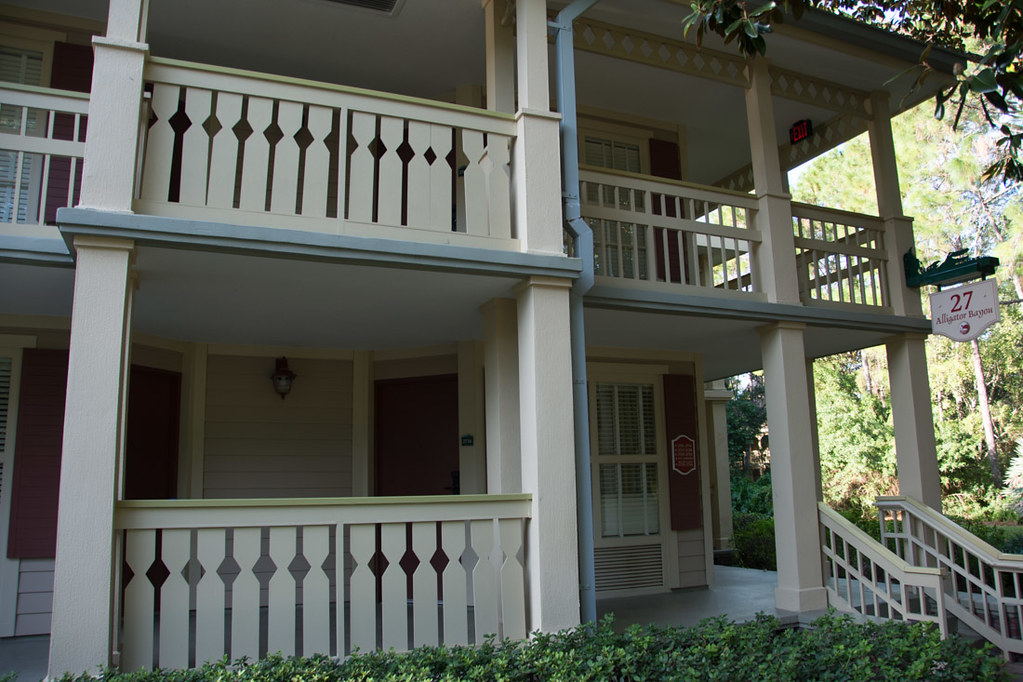 Exterior of rooms at Port Orleans Riverside