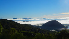 View towards Lake Taupo from Te Ponanga Saddle Road