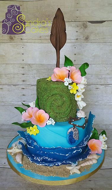 Moana Themed Cake by Sandra's Cakes