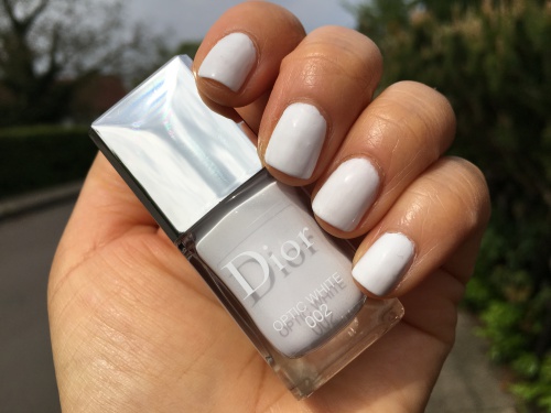 dior optic white nail polish