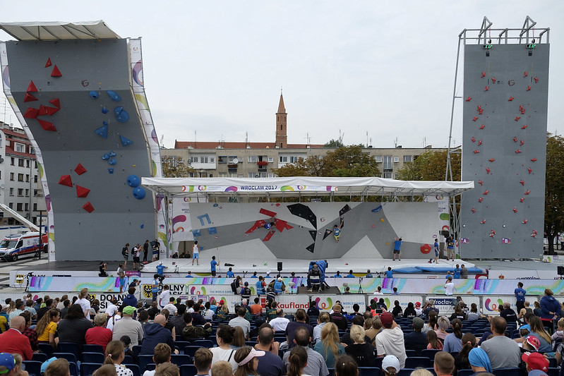 Sport Climbing Bouldering