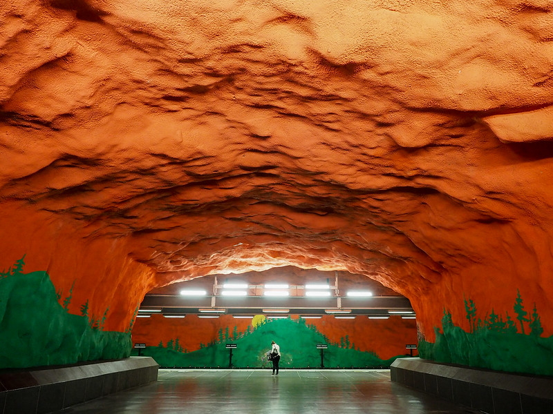 Solna Centrum metro station
