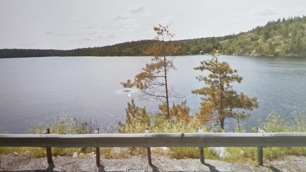 Granite Lake, ON. #ridingthroughwalls #xcanadabike #googlestreetview #ontario