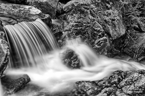 water waterfall newhampshire randolph cold brook falls serene smooth blackandwhite bw national park canon long exposure hdr eos 7d slr flickr outdoor landscape nature monochrome river stream creek forest