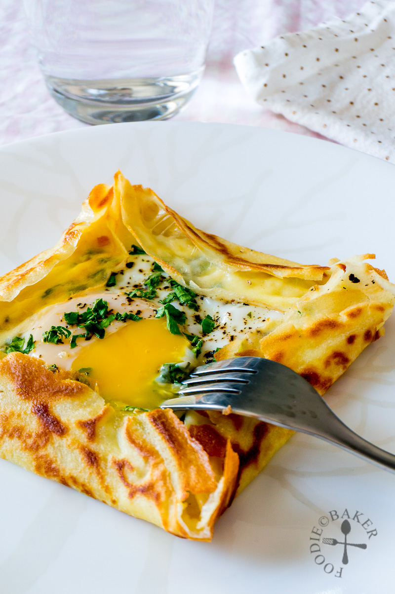 Egg and Cheese Crêpes