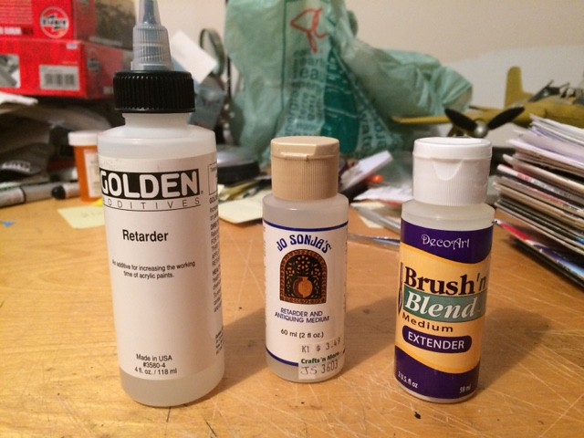 Using Glycerin as a Retarder With Acrylic Paints