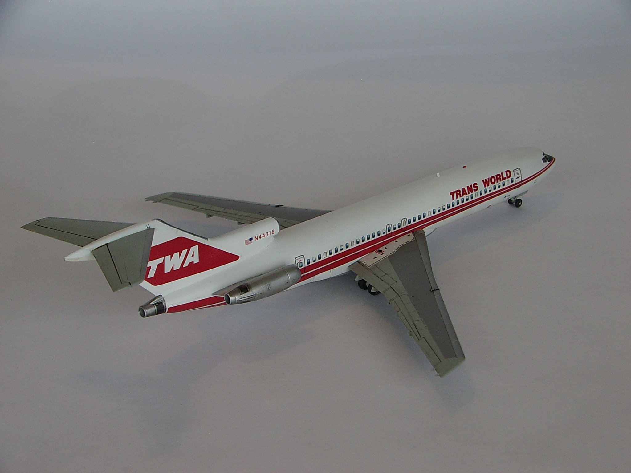 Liveries Unlimited decals 1/200 sheet A2-071 TWA Boeing 727-200    C7 