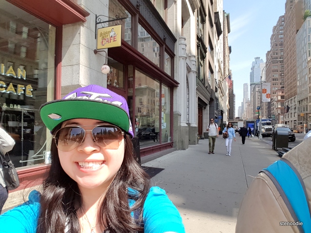  New York streets selfie