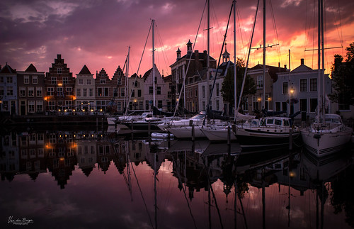 goes habour nationalgeographic netherlands zeeland water evening reflection waterscape sky clouds light historical boats sunset purple city