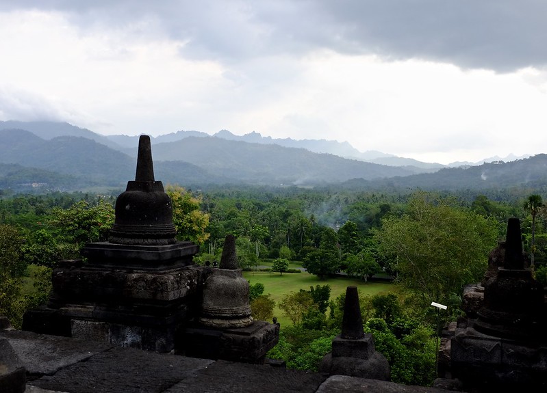 View from Borobudur