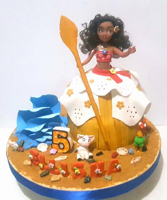 Moana Doll Cake by Mercidita Hernandez of Jefcee's Cakes & Desserts