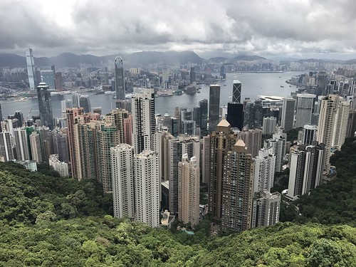 buildings city clouds sky cityscape travel hongkong