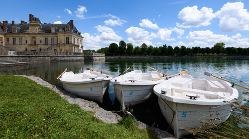 Rowboats at the Château de Fontainebleau